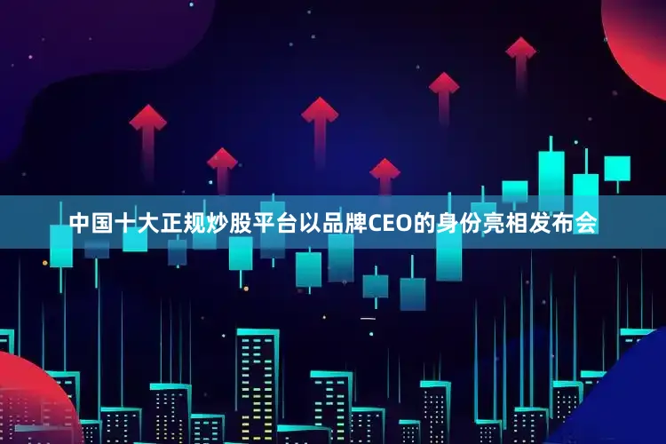 中国十大正规炒股平台以品牌CEO的身份亮相发布会